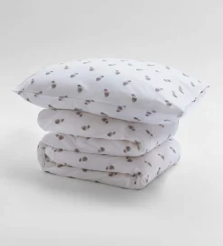 Secret Linen Store Acorn 100% Organic Cotton Duvet Cover Set