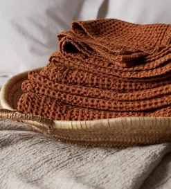 Secret Linen Store Amber 100% Cotton Waffle Towels