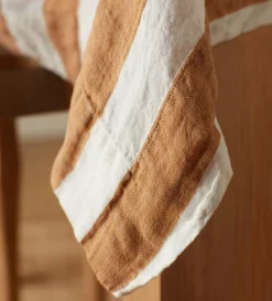 Secret Linen Store Amber Cora 100% Linen Tablecloth