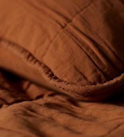 Secret Linen Store 100% Cotton Quilted Throw