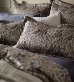 Secret Linen Store Birdie Jacquard 100% Cotton Pillowcase