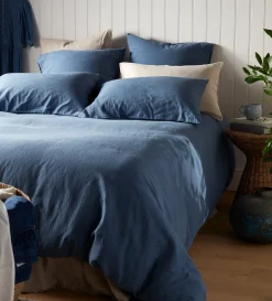 Secret Linen Store Linen Blend Duvet Cover