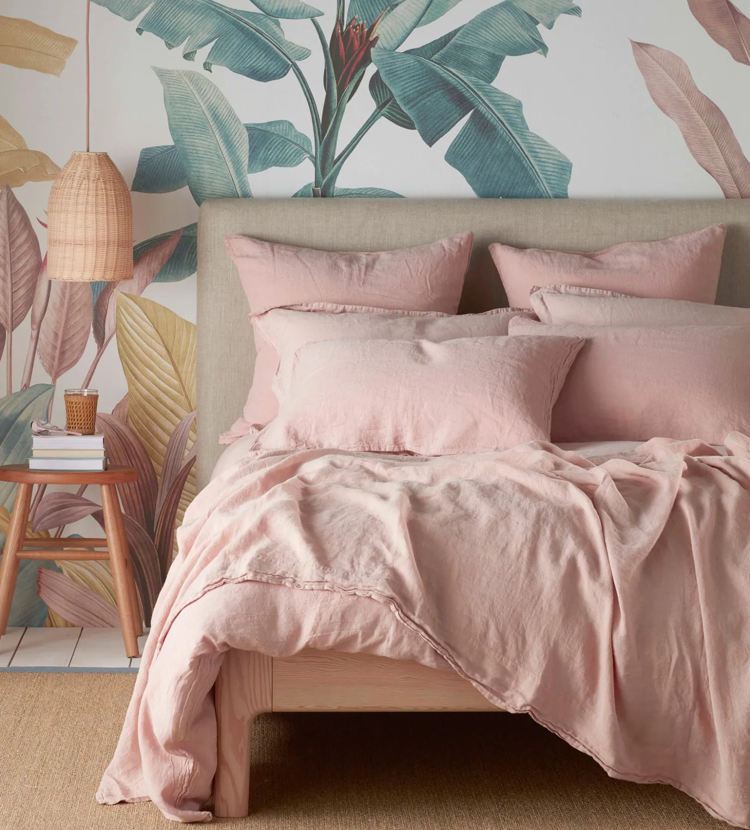 Secret Linen Store 100% Linen Flat Sheet