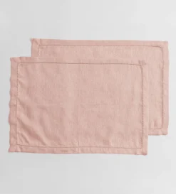 Secret Linen Store Twill Cotton Linen Placemats - Set of 2