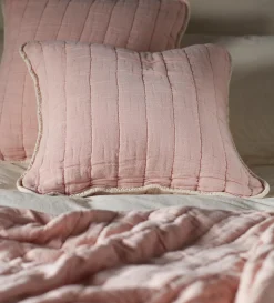 Secret Linen Store 100% Cotton Quilted Cushion Cover