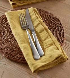 Secret Linen Store 100% Linen Napkins - Set of 4