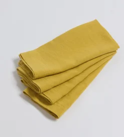 Secret Linen Store 100% Linen Napkins - Set of 4