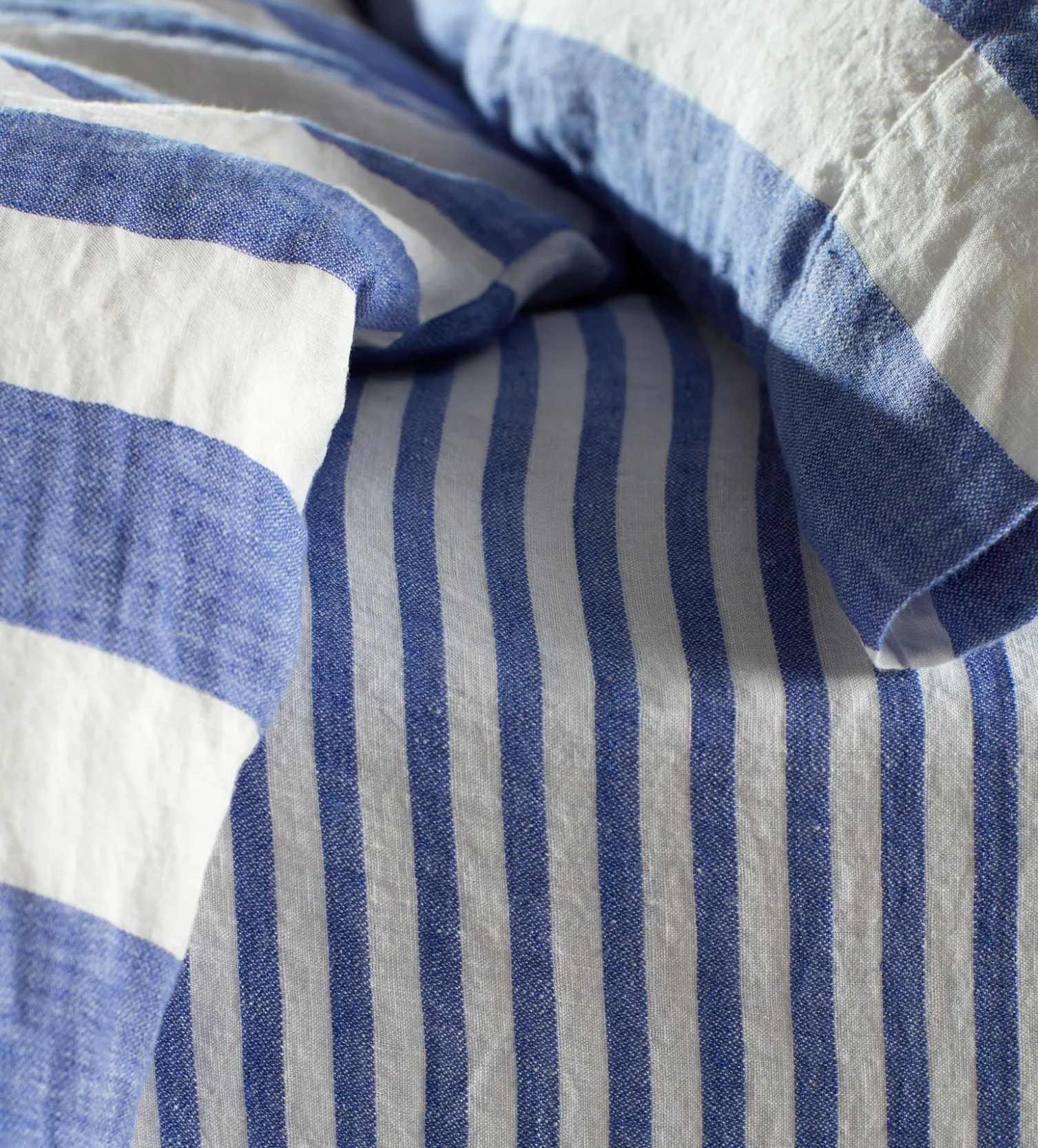 Secret Linen Store Cobalt 100% Linen Fitted Sheet