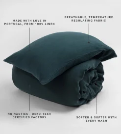 Secret Linen Store 100% Linen Housewife Pillowcase