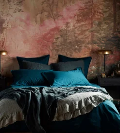 Secret Linen Store Finn 100% Cotton Quilted Throw