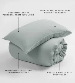 Secret Linen Store 100% Linen Housewife Pillowcase