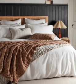 Secret Linen Store Ellie 100% Cotton Quilted Cushion Cover