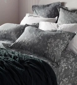 Secret Linen Store Florence Floral Jacquard 100% Cotton Pillowcase