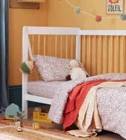 Secret Linen Store 100% Organic Cotton Cot Bed Duvet Cover Set