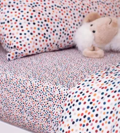 Secret Linen Store 100% Organic Cotton Cot Bed Fitted Sheet