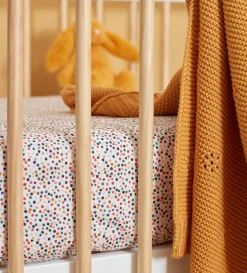 Secret Linen Store 100% Organic Cotton Small Cot Fitted Sheet