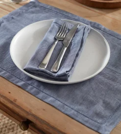 Secret Linen Store Cotton Linen Twill Placemats - Set of 2