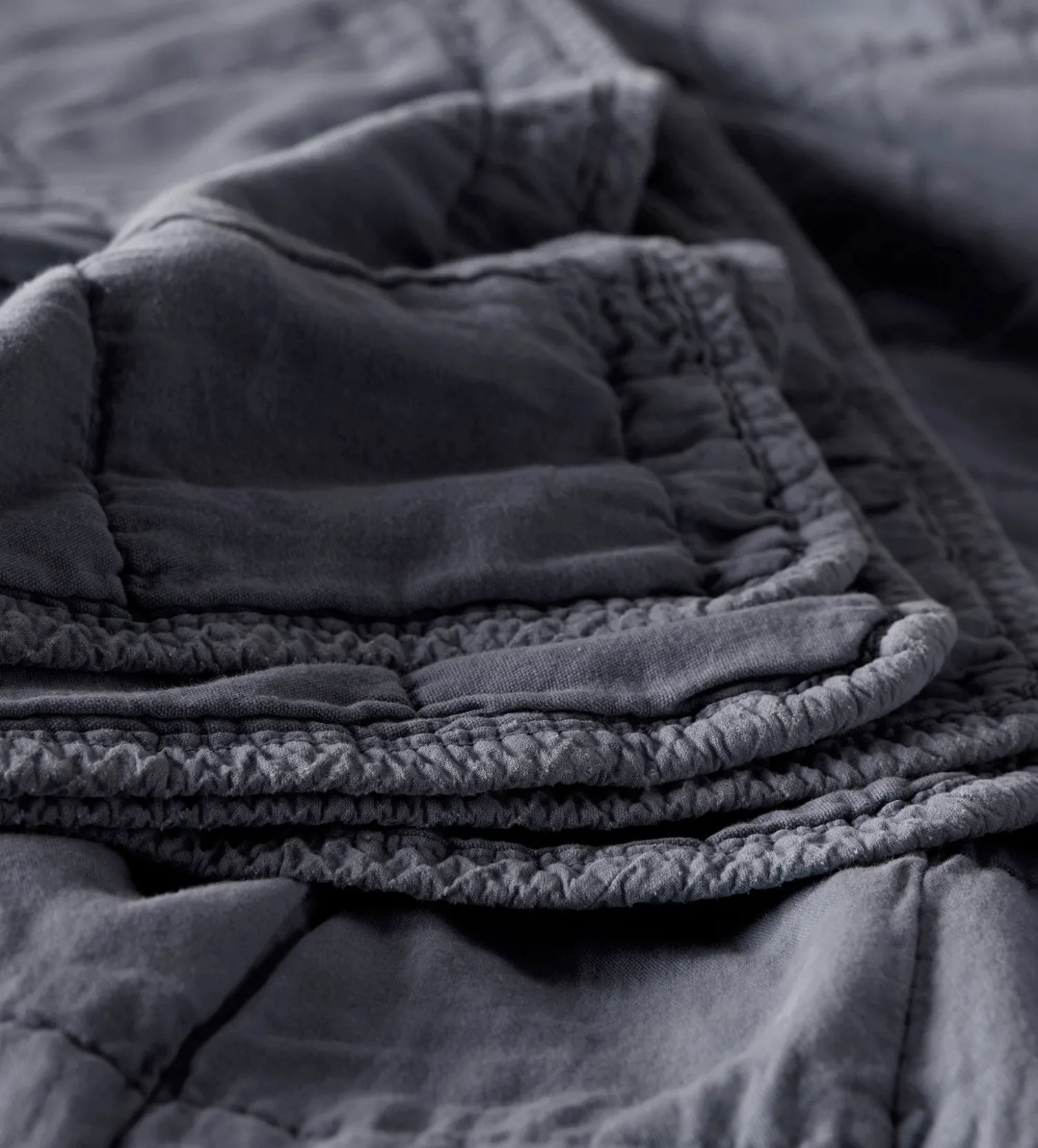 Secret Linen Store Finn 100% Cotton Quilted Throw