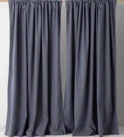 Secret Linen Store Finn 100% Cotton Curtain (Single)