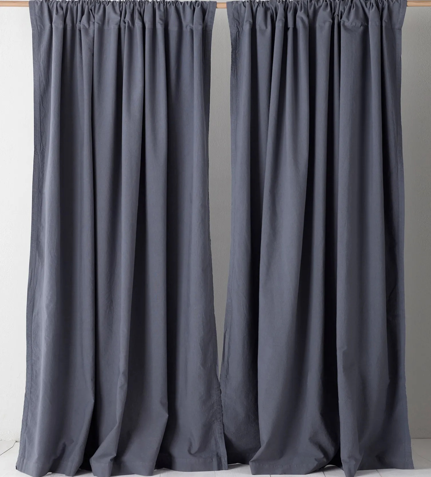 Secret Linen Store Finn 100% Cotton Curtain (Single)