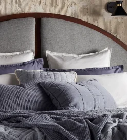 Secret Linen Store Finn 100% Cotton Quilted Cushion Cover