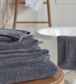 Secret Linen Store French Blue Luxury Organic 100% Cotton Towels