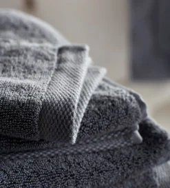 Secret Linen Store French Blue Luxury Organic 100% Cotton Towels