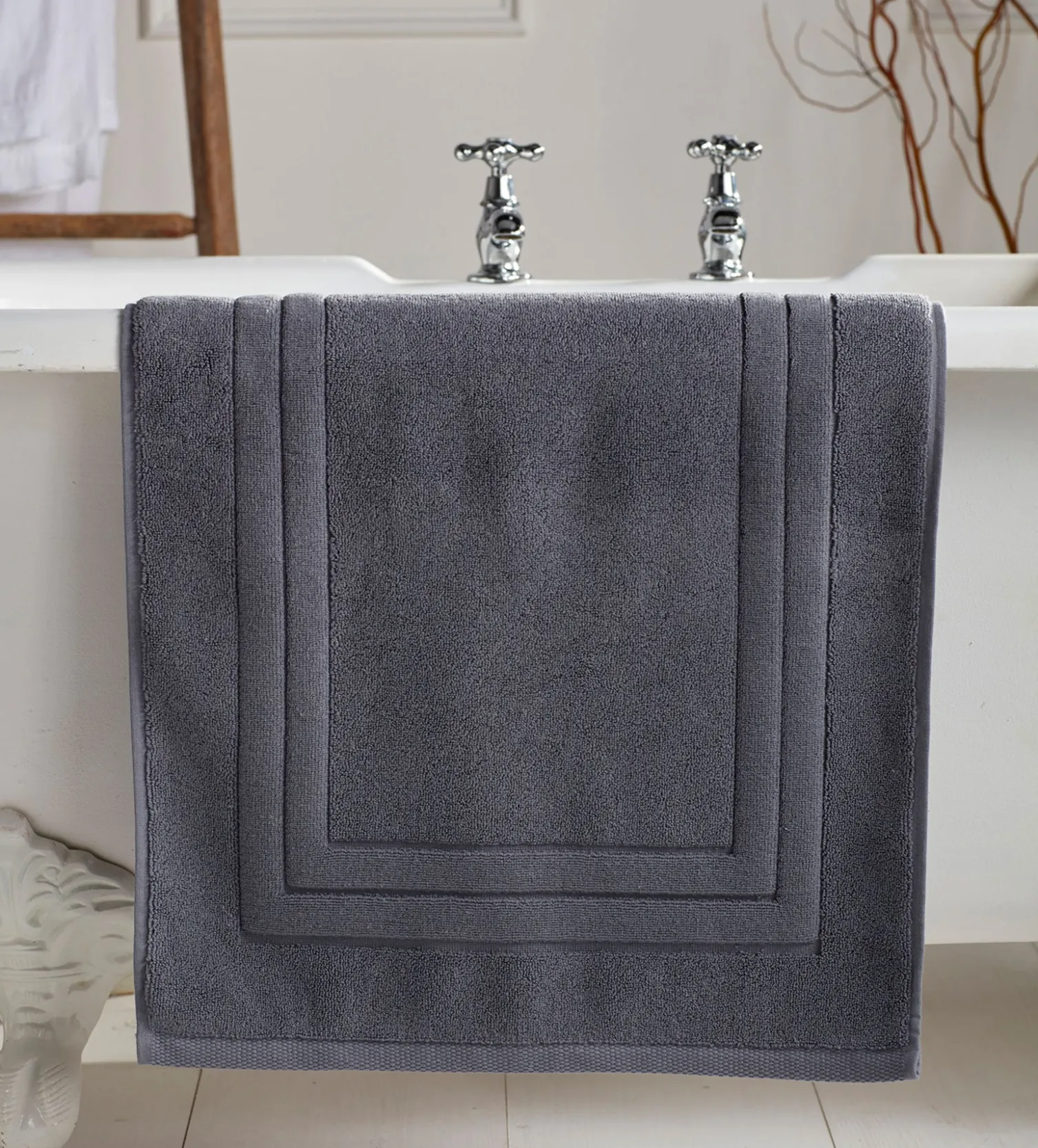 Secret Linen Store French Blue Luxury Organic 100% Cotton Towels