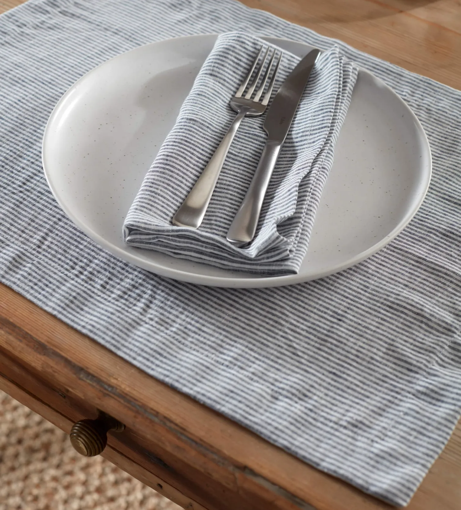 Secret Linen Store 100% Linen Placemats - Set of 2