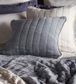 Secret Linen Store 100% Cotton Quilted Cushion Cover