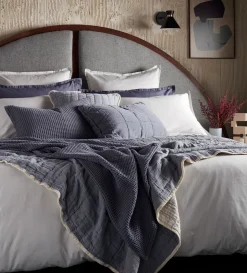 Secret Linen Store 100% Cotton Quilted Cushion Cover