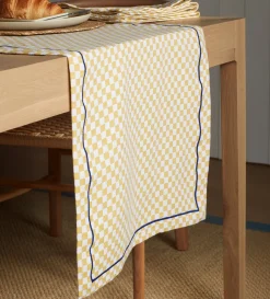 Secret Linen Store Glassette Cecilia 100% Cotton Runner