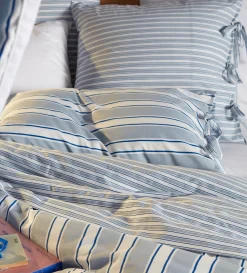 Secret Linen Store Glassette Teddy Stripe 100% Cotton Pillowcase