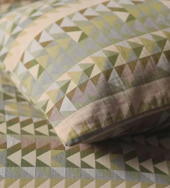 Secret Linen Store Green Jude 100% Cotton Housewife Pillowcase