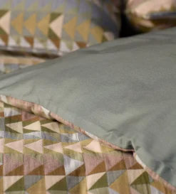 Secret Linen Store Green Jude 100% Cotton Housewife Pillowcase