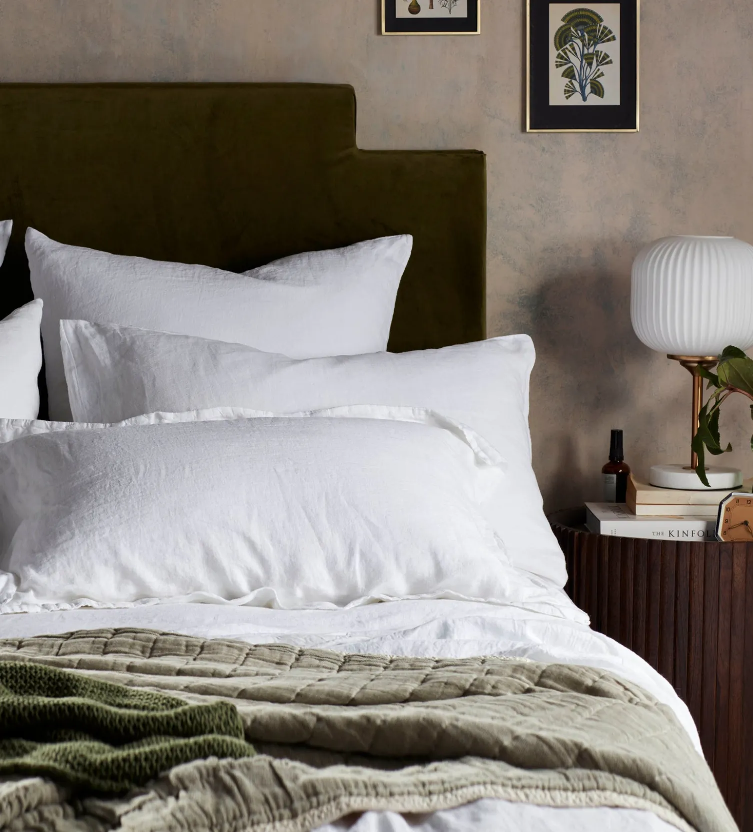 Secret Linen Store 100% Cotton Quilted Throw