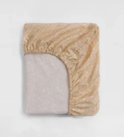 Secret Linen Store Honey Elle 100% Organic Cotton Fitted Sheet