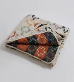 Secret Linen Store Jolene 100% Cotton Quilted Throw