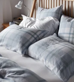 Secret Linen Store Lauren Check 100% Cotton Housewife Pillowcase