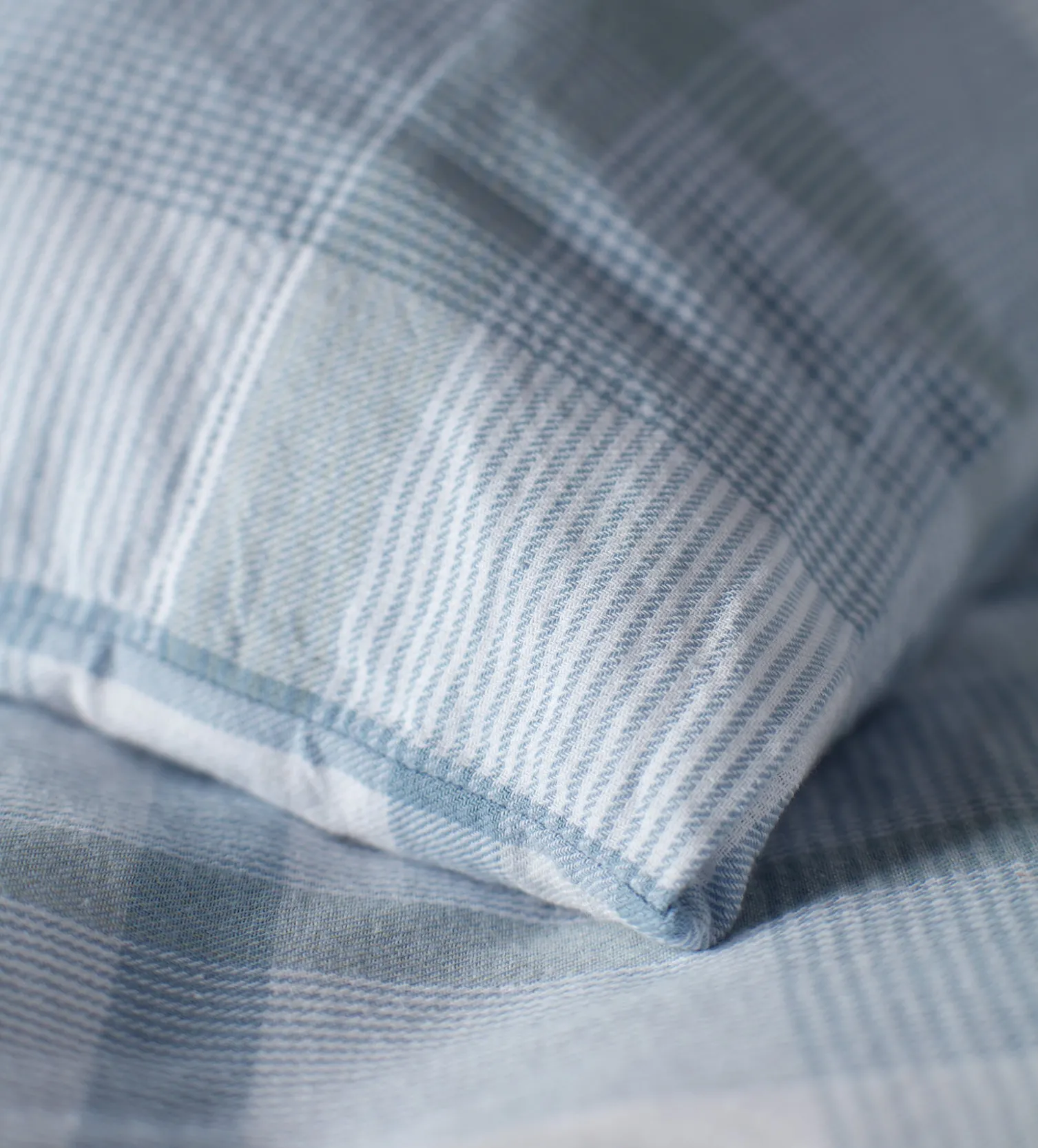 Secret Linen Store Lauren Check 100% Cotton Housewife Pillowcase