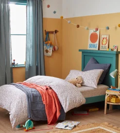 Secret Linen Store Little Finn 100% Cotton Quilted Throw