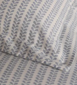 Secret Linen Store Blue Bindi 100% Cotton Fitted Sheet