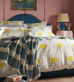 Secret Linen Store Molly Mahon Marigold 100% Cotton Oxford Pillowcase