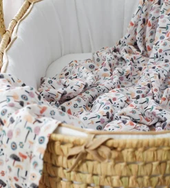 Secret Linen Store 100% Organic Cotton Muslin Swaddle Blanket