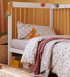 Secret Linen Store 100% Organic Cotton Cot Bed Fitted Sheet