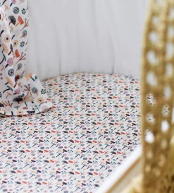 Secret Linen Store 100% Organic Cotton Moses Basket Fitted Sheet