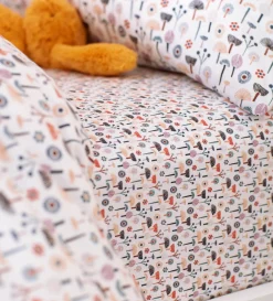 Secret Linen Store 100% Organic Cotton Single Fitted Sheet