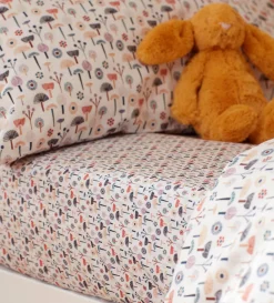 Secret Linen Store 100% Organic Cotton Single Fitted Sheet