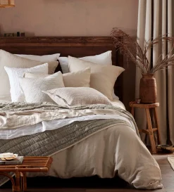 Secret Linen Store 100% Linen Fitted Sheet