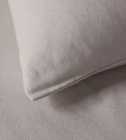Secret Linen Store Natural Brushed 100% Cotton Fitted Sheet